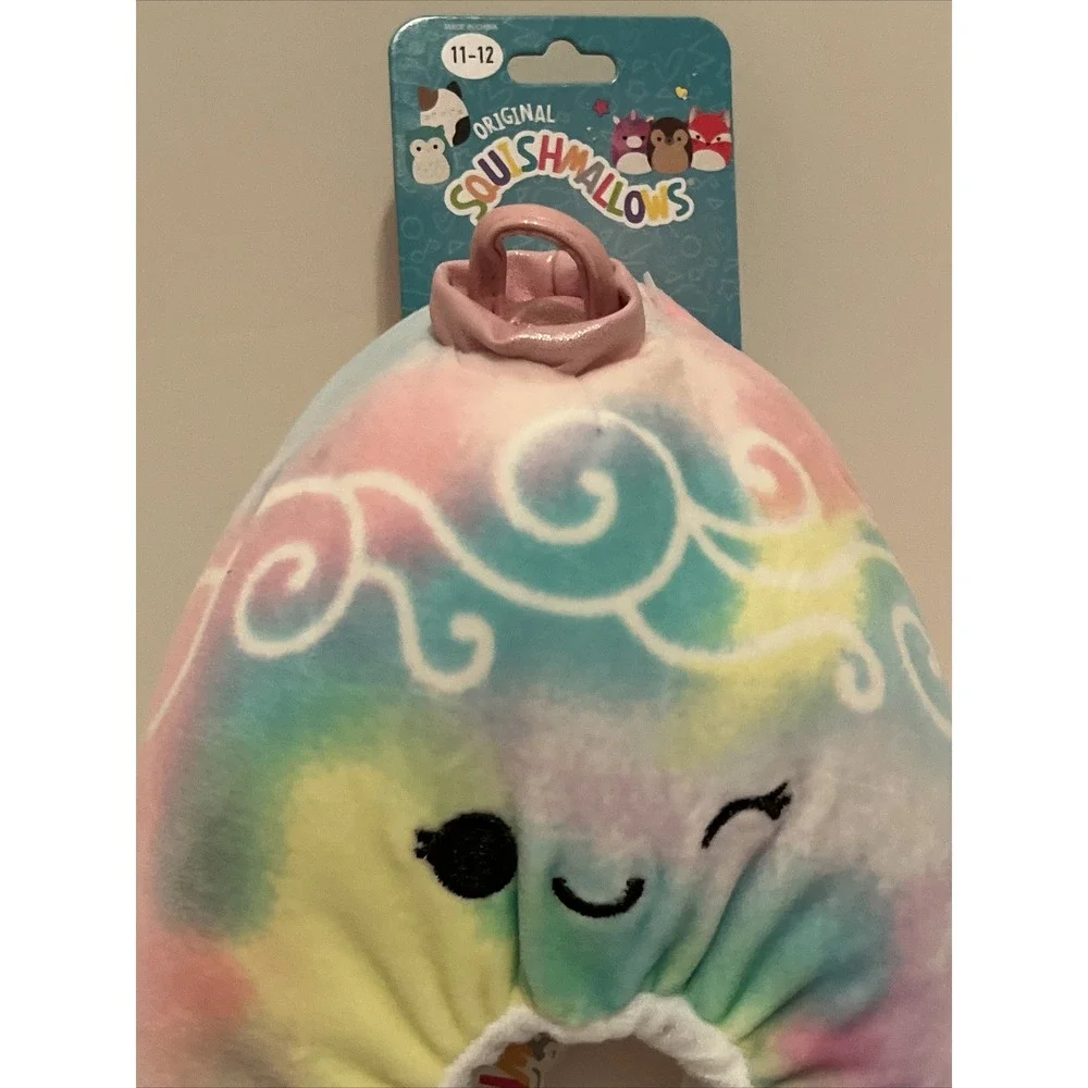 Girls Christmas Ornament Squishmallow Slippers NWT Size 11-12 Soft Non-slip Sole